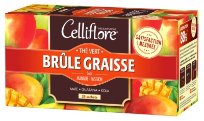 [844FgT8402974] Celliflore Thé Vert Brûle Graisse 25 Sachets
