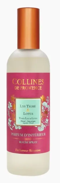 Parfum d'Intérieur Lys Tigré & Lotus 100ml Collines de Provence
