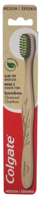 [844FgT8420173] Colgate Brosse à Dents Bamboo Charbon Medium
