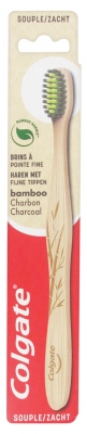 [844FgT8420175] Colgate Brosse à Dents Bamboo Charbon Souple