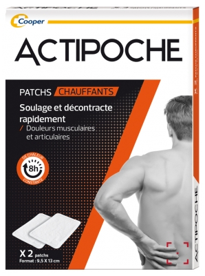[844FgT8420226] Cooper Actipoche 2 Patchs Chauffants
