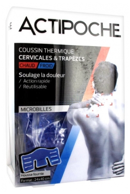 [844FgT8420235] Cooper Actipoche Cervicales & Trapèzes Microbilles 1 Coussin Thermique