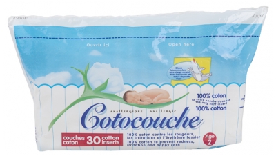 [844FgT8420241] Cotocouche Couches Coton Âge 2 30 Couches