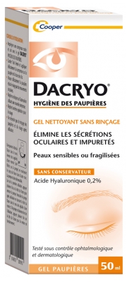 [844FgT8420383] Dacryo Hygiène des Paupières Gel Nettoyant sans Rinçage 50 ml