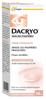 [844FgT8420385] Dacryo Soin des Paupières Crème Hydratante 30 ml