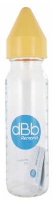 [844FgT8420482] dBb Remond Biberon Régul'Air Anti-Colique en Verre 0-4 Mois 240 ml