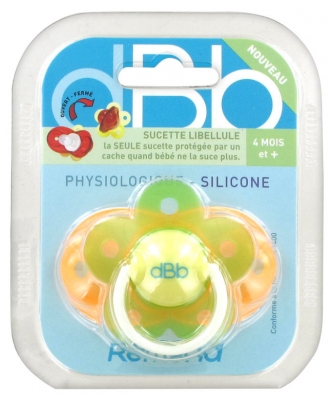 [844FgT8420514] dBb Remond Sucette Physiologique Silicone 4 Mois et +