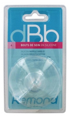 [844FgT8420527] dBb Remond 4 Bouts de Sein en Silicone