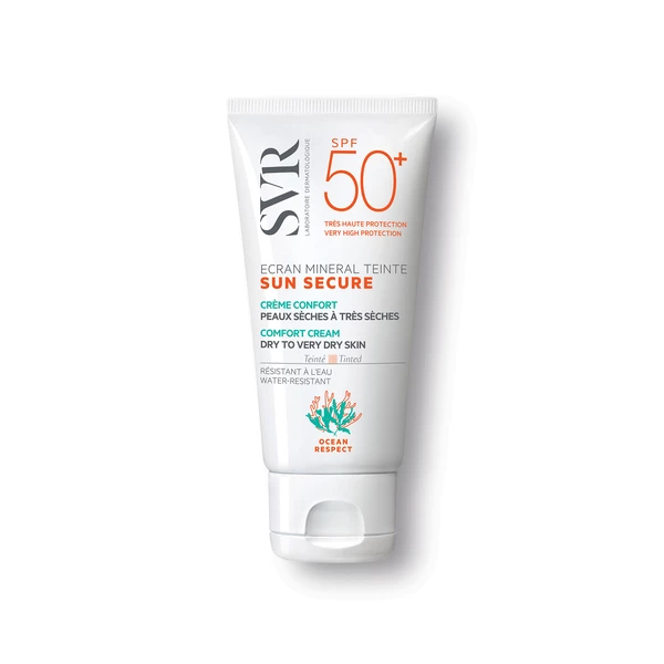 [844FgT8201515] SVR Sun Secure Ecran minéral teinté Crème confort SPF 50+