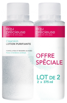 [844FgT8424921] Eau Précieuse Clearskin Lotion Purifiante Lot de 2 x 375 ml