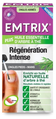 [844FgT8425432] Emtrix Régénération Intense Ongles Pieds & Mains 10 ml