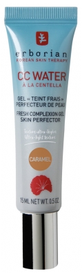 [844FgT8425561] CC Water à la Centella Gel Teint Frais Perfecteur de Peau 15 ml Erborian