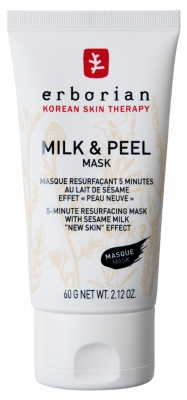 [844FgT8425589] Milk & Peel Masque Resurfaçant 5 Minutes au Lait de Sésame 60 g Erborian