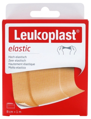[844FgT8425789] Essity Leukoplast Elastic Bande 8 cm x 1 m