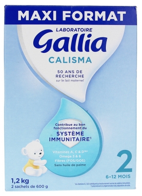 [844FgT8434578] Gallia Calisma 2ème Âge 6-12 Mois 1,2 kg