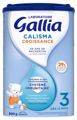 [844FgT8434580] Gallia Calisma Croissance 3ème Âge +12 Mois 800 g