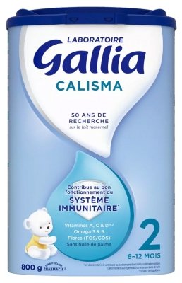 [844FgT8434586] Gallia Calisma 2ème Âge 6-12 Mois 800 g