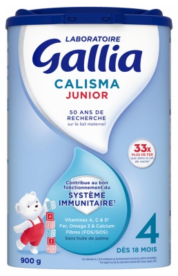 [844FgT8434587] Gallia Calisma Junior 4ème Âge dès 18 Mois 900 g
