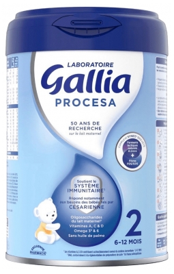 [844FgT8434589] Gallia Procesa 2ème Âge 6-12 Mois 800 g