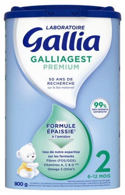 [844FgT8434591] Gallia Galliagest Premium 2e Age 6-12 Mois 800 g