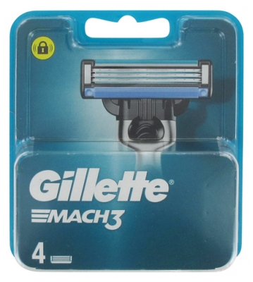 [844FgT8435022] Gillette Mach3 Recharge de 4 Lames