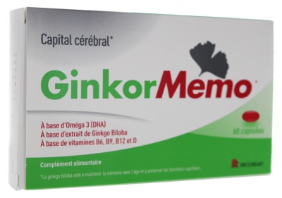 [844FgT8435025] Ginkor Memo 60 Capsules