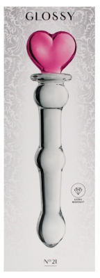 [844FgT8435031] Glamy Glossy Dildo en Verre N°21