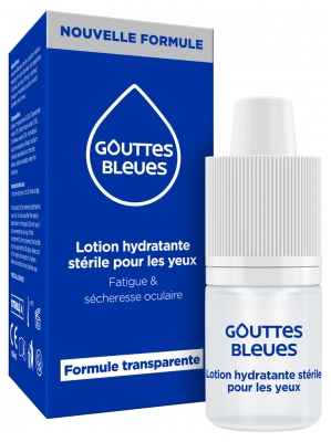 [844FgT8435077] Gouttes Bleues Lotion Hydratante Stérile pour les Yeux 10 ml
