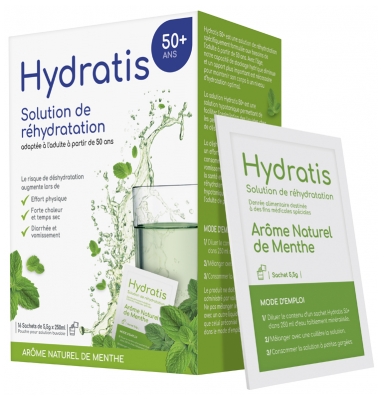 [844FgT8441332] Hydratis 50+ Solution de Réhydratation 16 Sachets