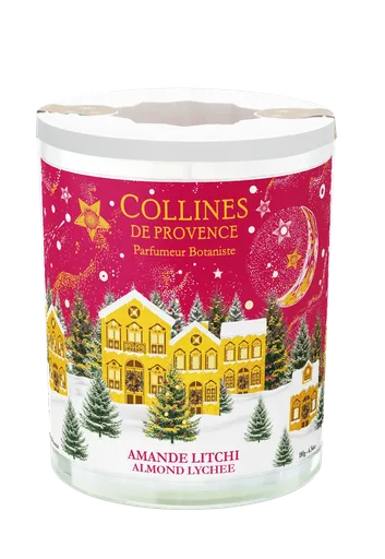 Bougie Parfumée Amande Litchi Collines de Provence