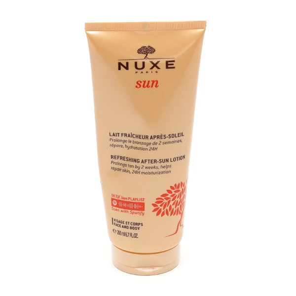 [844FgT8202230] Sun lait fraîcheur après-soleil Nuxe