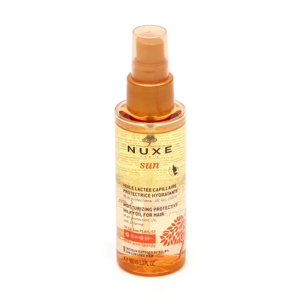 [844FgT8202234] Sun huile lactée capillaire Nuxe