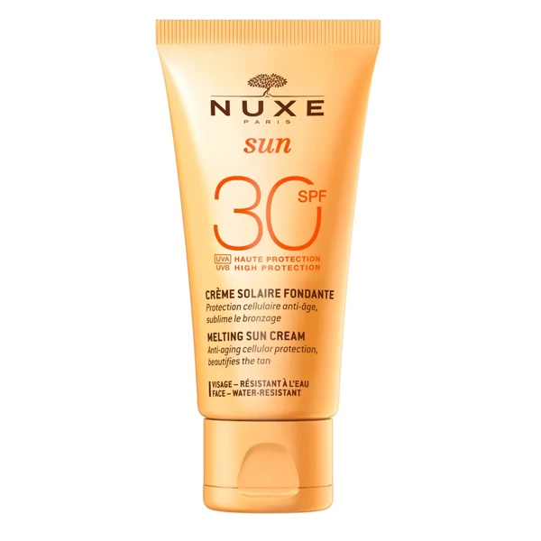 [844FgT8202242] Sun crème solaire fondante visage SPF 30 Nuxe 