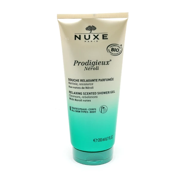 [844FgT8202246] Nuxe Prodigieux Néroli douche relaxante parfumée bio