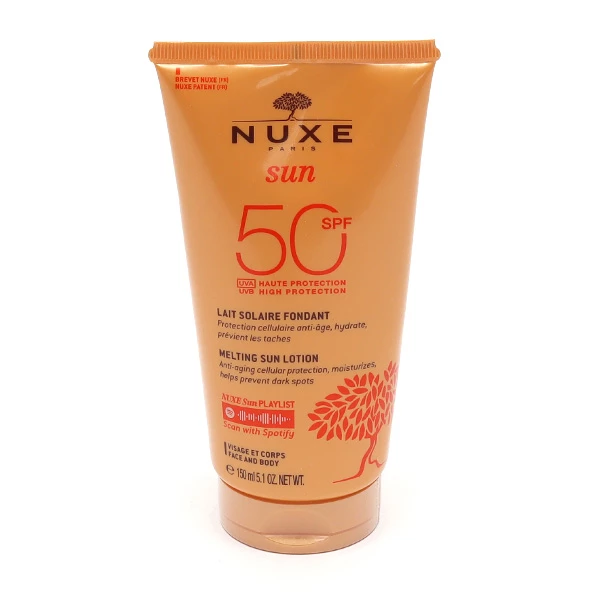 [844FgT8202251] Nuxe Sun Lait fondant haute protection SPF 50