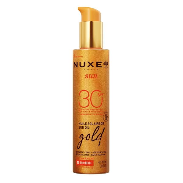 [844FgT8202286] Nuxe Sun Huile solaire Or SPF 30