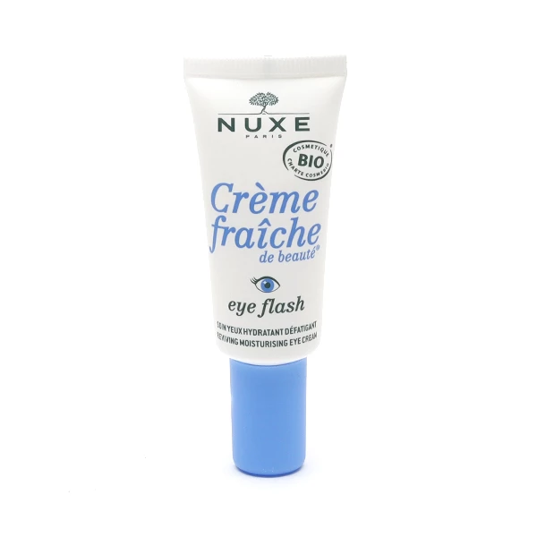 [844FgT8202291] Nuxe Crème fraîche de beauté Eye Flash soin yeux bio