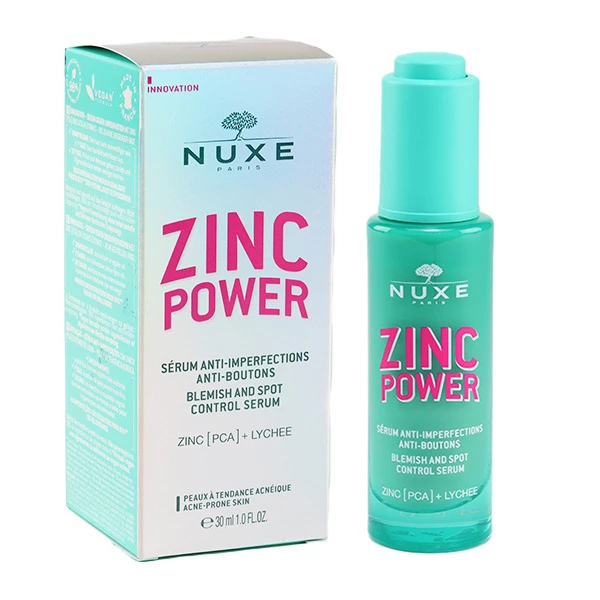[844FgT8202297] Zinc Power Sérum Anti imperfections Anti boutons Nuxe