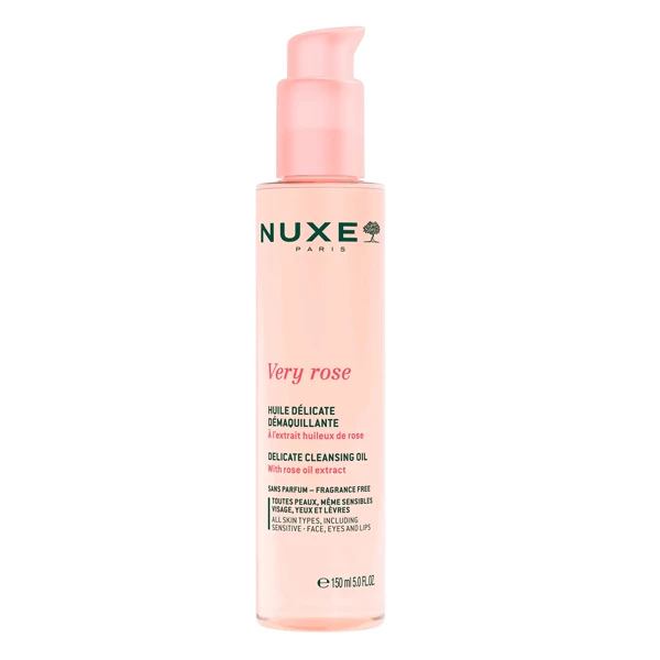 [844FgT8202302] Nuxe Very Rose huile délicate démaquillante