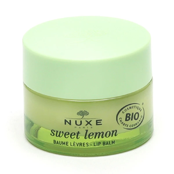 [844FgT8202304] Sweet Lemon Baume lèvres bio Nuxe