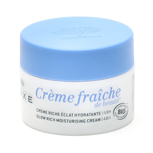 [844FgT8202308] Nuxe Crème fraîche de beauté riche éclat bio