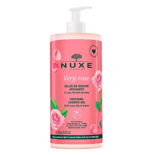 [844FgT8202317] Nuxe Very Rose gelée de douche apaisante