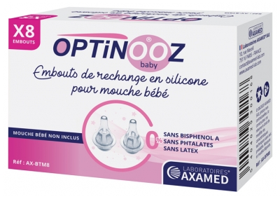 [844FgT8519920] Optinooz Embouts de Rechange en Silicone pour Mouche Bébé 8 Embouts