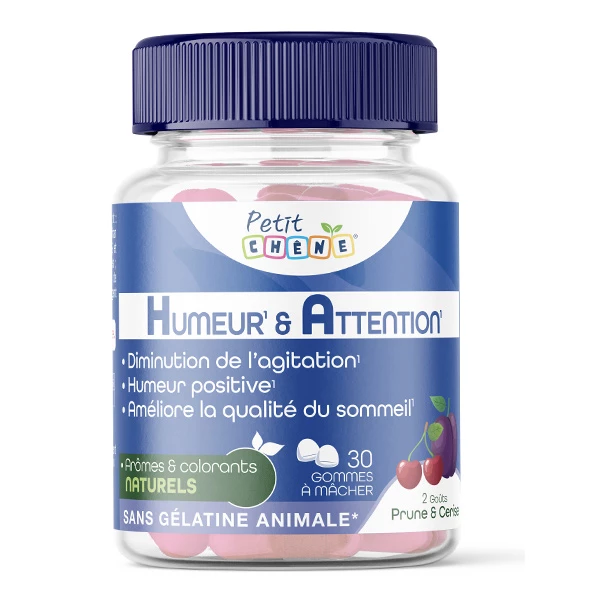 [844FgT8203045] Petit Chêne Humeur et Attention gummies