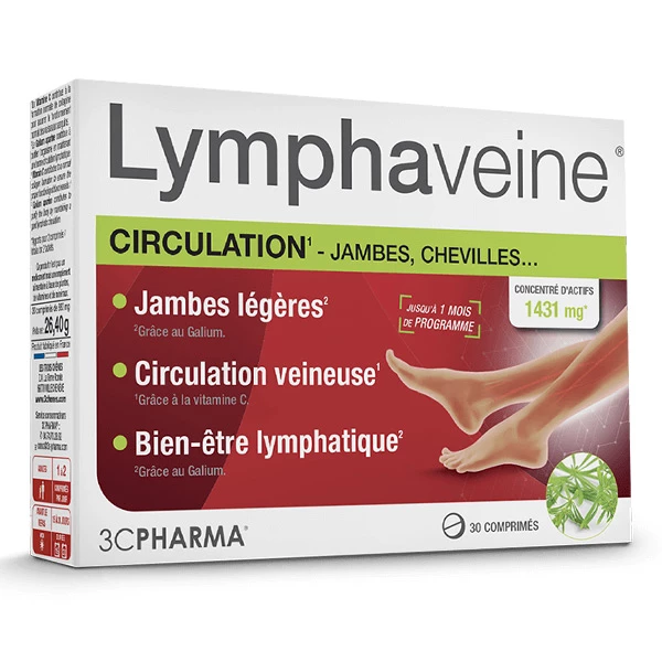 [844FgT8203046] Les 3 Chênes LymphaVeine comprimés