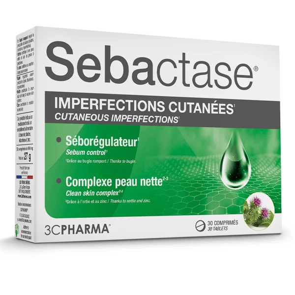 [844FgT8203063] Les 3 Chênes Sebactase comprimés