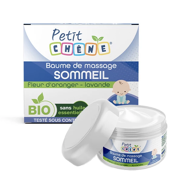 [844FgT8203065] Petit Chêne  Baume de massage Sommeil Bio