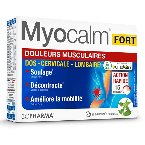 [844FgT8203071] Les 3 Chênes Myocalm Fort comprimés