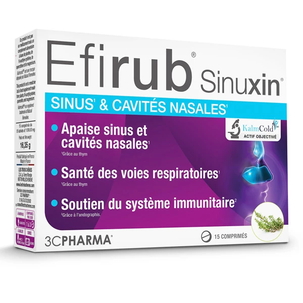 [844FgT8203090] Les 3 chênes Efirub Sinuxin comprimés