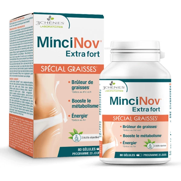 [844FgT8203101] Les 3 Chênes MinciNov Extra fort Spécial graisses gélules